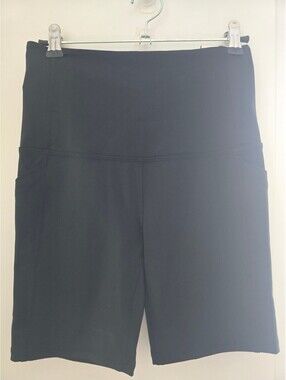 DSG Momentum Ultra High-Rise Bike Shorts, Pure Black, Women's XS